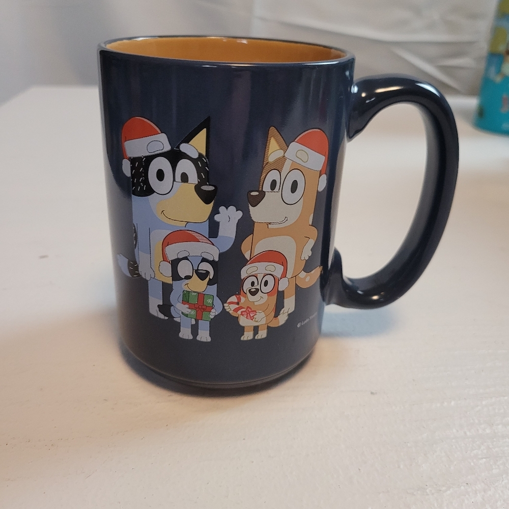 Bluey Family Christmas Mug